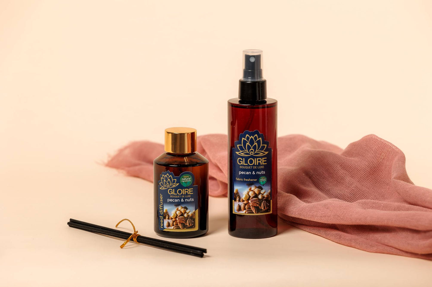 ΣΕΤ Diffuser + Fabric Mist Pecan & Nuts