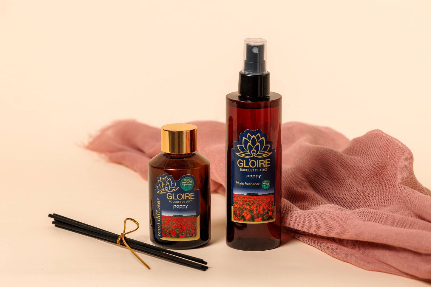ΣΕΤ Diffuser + Fabric Mist - Poppy