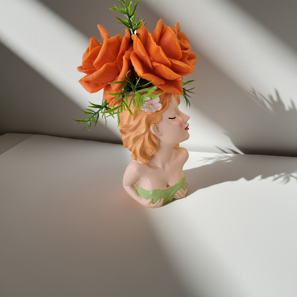 🧡 Muse d’Orange – Μπουκέτο από Αρωματικά Σαπούνια σε Διακοσμητική Φιγούρα