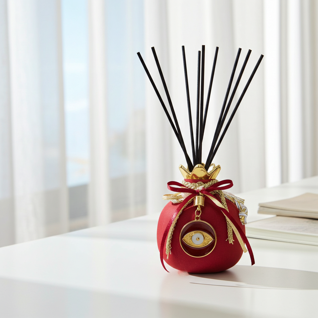 🎄 Festive Melomakarono Charm – Αρωματικό Χριστουγέννων 100ml σε Γούρι  (Limited χριστουγεννιάτικη έκδοση με γούρι )