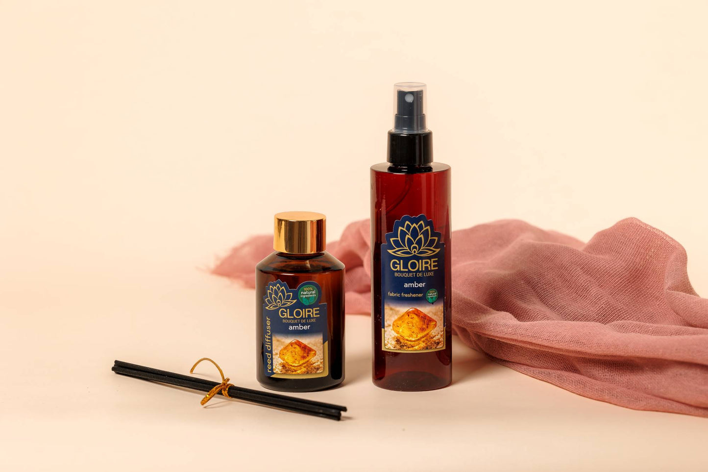 ΣΕΤ Diffuser + Fabric Mist Κεχριμπάρι