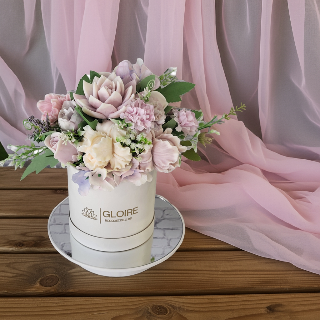 🌷 Douce Grâce – Μπουκέτο από Αρωματικά Σαπούνια