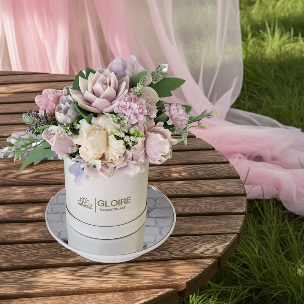 🌷 Douce Grâce – Μπουκέτο από Αρωματικά Σαπούνια