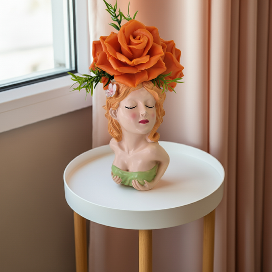 🧡 Muse d’Orange – Μπουκέτο από Αρωματικά Σαπούνια σε Διακοσμητική Φιγούρα